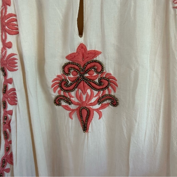 Lula Soul Beaded Embroidered Swing Dress. Size Medium. - Picture 8 of 16